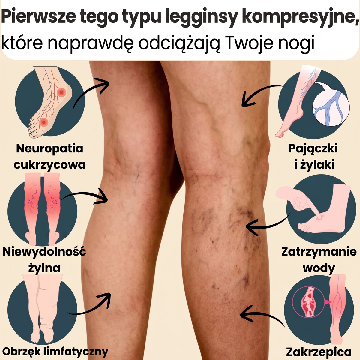 FEMILLIE PRO – legginsy kompresyjne z efektem spalania kalorii i ujędrniania skóry