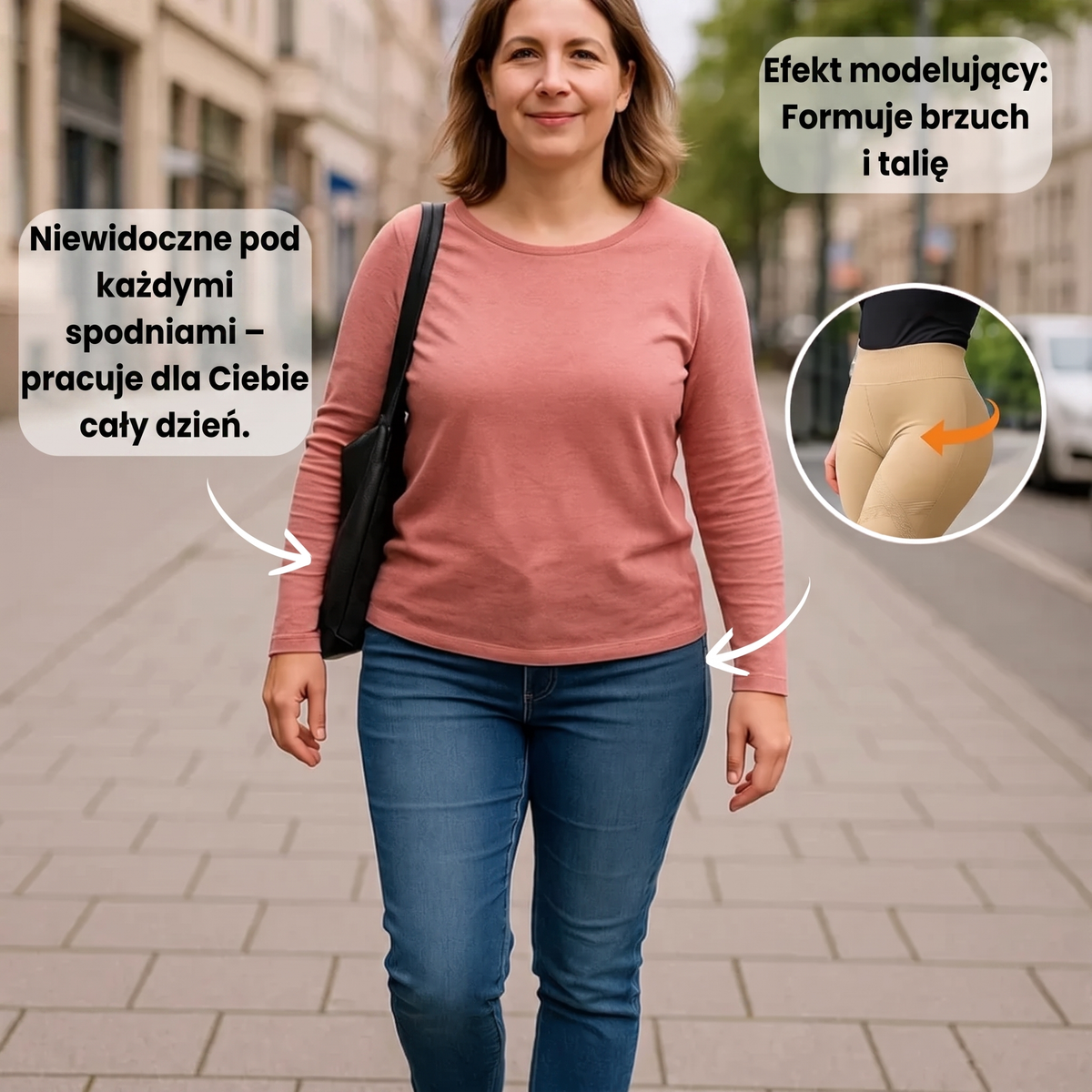 FEMILLIE PRO – legginsy kompresyjne z efektem spalania kalorii i ujędrniania skóry